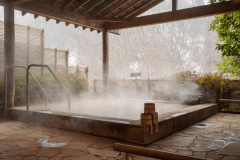 雪見露天も冬の醍醐味。冷えた身体をあたためて。