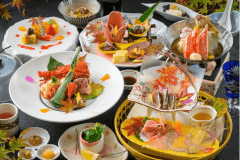 【万葉創作和会席~秋】伊勢海老や赤城牛、蟹など厳選した秋の美味を華やかに。福一ならではの創作和会席。 【万葉創作和会席~秋】伊勢海老や赤城牛、蟹など厳選した秋の美味を華やかに。福一ならではの創作和会席。
