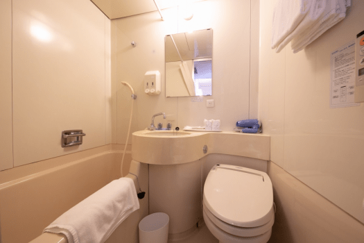 清潔感のあるユニットバス