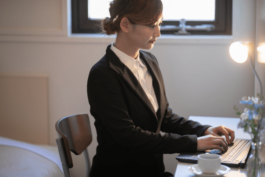 全室Wi-Fi完備でビジネスにも最適です。