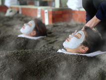 ■海洋水～タラソ顔パック～■当ホテル限定！砂蒸し風呂と一緒にタラソパック体験★男性にもおススメ！