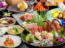 ■薩摩いせえび黒会席■プリップリのいせえびを味わう！質・量ともに満足な会席（お造りは2名盛りです）