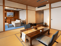 ■特別室　最上階セミスイート一例■景色も広さも◎贅沢な二人旅やグループ旅におすすめ！