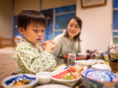 ■滞在イメージ■家族で楽しい夕食タイム♪薩摩の美味しい旬の食材をお召し上がりいただけます！