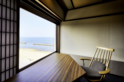 [Non-smoking Twin Room with Ocean View (Western-Style)]