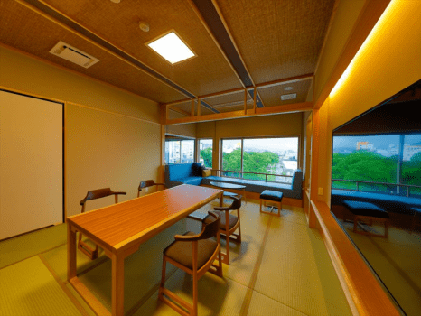 S3 Japanese-Western room with view bath [Non-smoking]