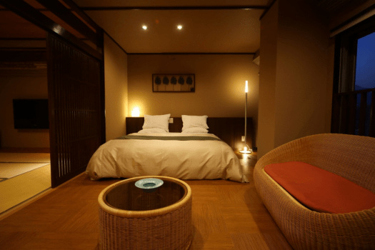 R1 Japanese-Western room with open-air bath