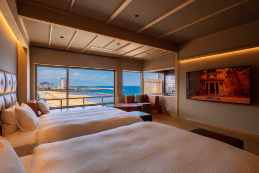 R3 Japanese-Western room with open-air bath [Non-smoking]