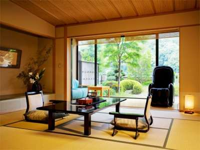 【飛天館】露天風呂付客室は当館の中では、ひっそりと隠れ家的な存在です。