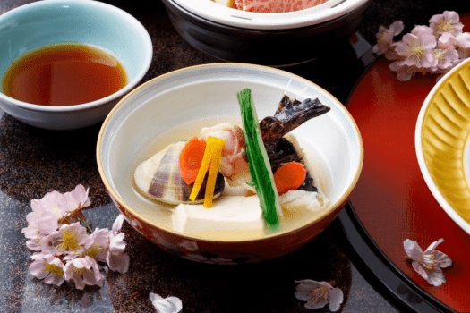 2026年春季特別料理『極』、瀬戸内虎魚や蛤のちり蒸し