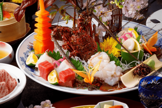 2026年春季特別料理『極』、伊勢海老のお造り（2名盛）