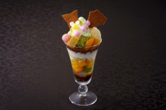 神椿カフェと琴参閣のコラボパフェ 神椿カフェと琴参閣のコラボパフェ