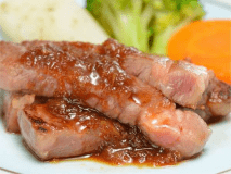 絶品・山形牛ミニステーキ。口の中でとろける柔らかさ。焼きたてでご提供します。