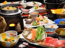 贅を尽くした特選会席