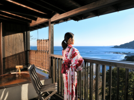 【ひとり旅プラン】海鮮、伊豆牛を愉しむ　客室露天はぬるめでゆっくりと　こころ癒す　じぶん時間（夕食・朝食付き）