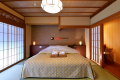 ◆Japanese style double room with open-air bath◆ (Non-smoking)[doublebed, living room, veranda]