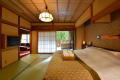 ◆Japanese style double room with open-air bath◆ (Non-smoking)[doublebed, living room, veranda]