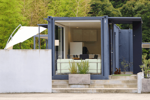 [愛犬と泊まるコンテナスイート]　uva / 1ダブルベッド