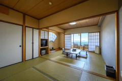 オーシャンビュー和室スーペリア【14帖】お食事は会場で♪