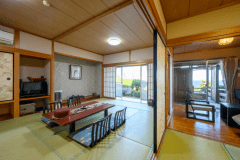 専用露天風呂付客室華彩庵のお部屋