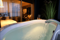 【ReFaルーム】バステラスセミダブル／半露天風呂付(13.8平米｜禁煙)