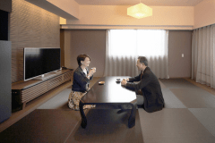 【禁煙】和モダンな琉球畳の和室（8畳｜禁煙）