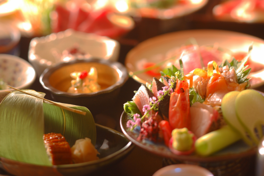花巻産 白金豚のをメイン料理にした「和膳スタイル」※写真はイメージとなります