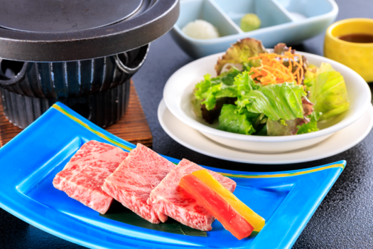 とろける舌触りが絶品の「前沢牛」をステーキでお召し上がりいただけます