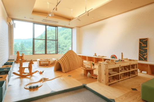 【お子様には木のガチャ券付き】【里山】花巻おもちゃ美術館コラボ 里山ダイニング ファミリープラン