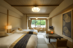 月かんむり 和モダンツイン(禁煙) ※2018年5月リニューアルオープン！(2F客室となります)