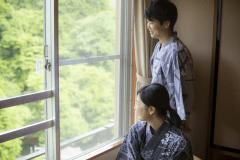 客室「月かんむり12畳」※山々の景色が自慢のお部屋でリピーター様に人気のお部屋です