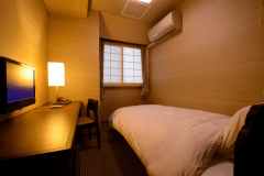 シングルルーム(禁煙) ※景色は楽しめませんが、リーズナブルにご利用いただけるお部屋です。