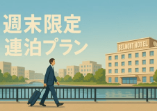 【週末ゆったり】連泊プラン（素泊まり）