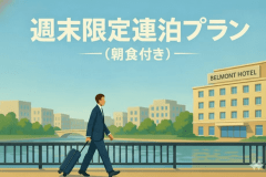 【週末ゆったり】連泊プラン（朝食付き）