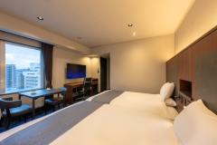 【2024年リニューアル】最上階ラグジュアリーツインB＜18平米＞