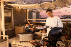 【Paprikaスイート】テラスでは、食材を持ち込んでBBQも可能です♪