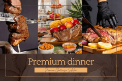 【Dinner：Premium】希少部位とルンダンソース、海鮮浜焼き。特別な夜にふさわしい大人のための美食プラン