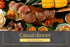 【Dinner：Family Fiesta】食べて学べる“世界のごちそう”を家族で体験！