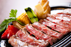 【黒毛和牛ステーキ】