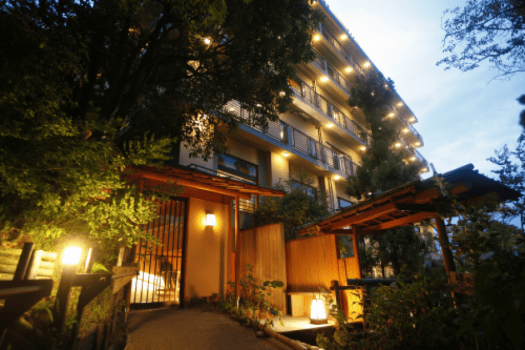 露天『檪の湯』へのアプローチ