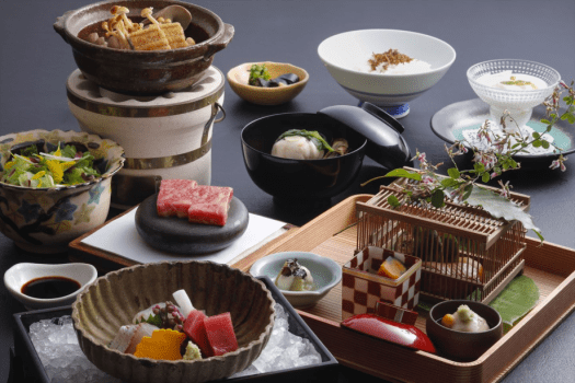 【日帰り温泉＆ランチ】レストラン利用・季節の会席