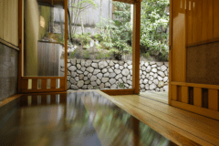 露天風呂客室『紫貴』　湯山もみじ（和室）銀泉半露天