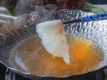 【雲丹しゃぶ】当館名物の逸品。お客様にも大変ご好評です！雲丹の風味と奥深い味わいが口に広がります