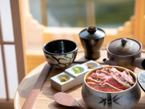 【但馬牛のひつまぶし】 美味しさをヘルシーに。最後は優しいお出汁とのハーモニーを楽しんで