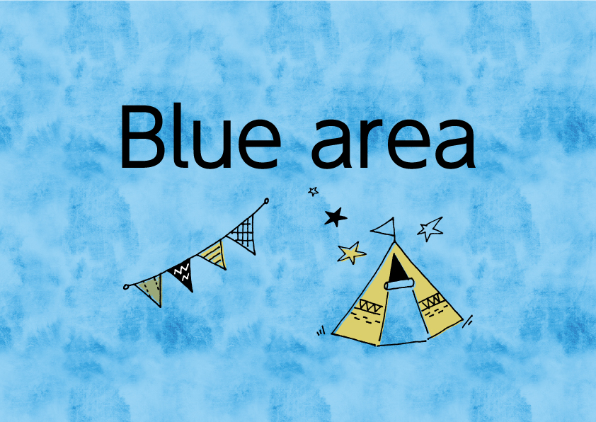 Blue area