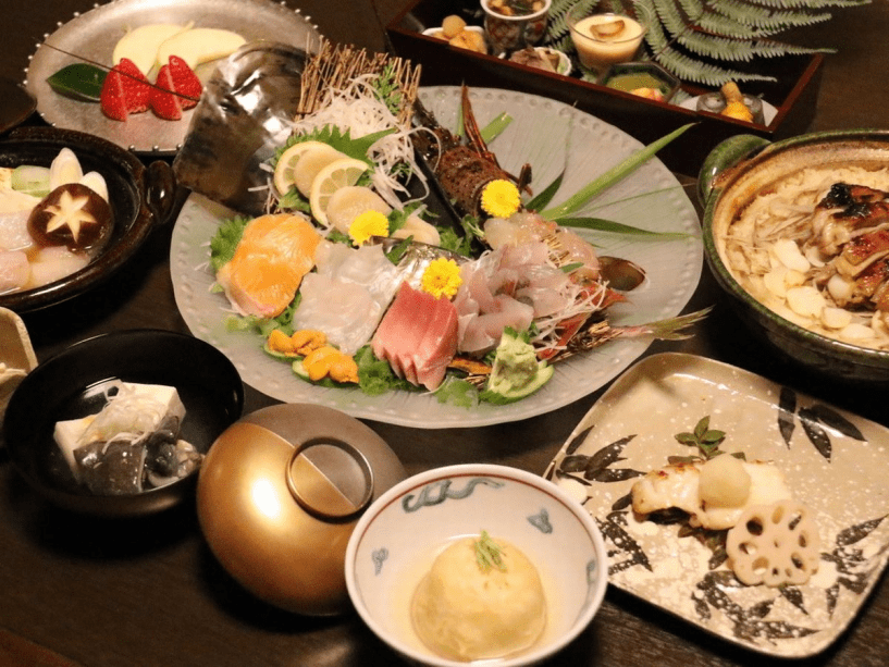 【季節のおすすめ会席】2025～26年・冬／アンコウ鍋・クエ・名古屋コーチン・伊良湖黒牛のローストビーフ