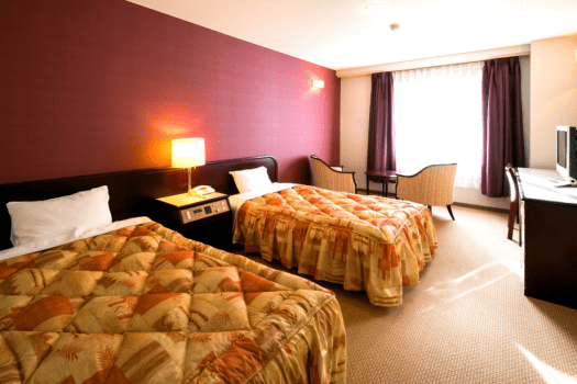 客室一例(イメージ)　コンパクトだけど使い勝手の良いスタンダード洋室ツイン