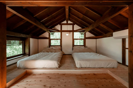 心地よい眠りに誘うベッドルーム