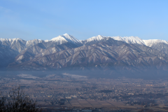 一時間登れば出会える最高の眺め。ここは安曇野でしか出会えない場所