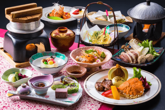 2026年４月～６月の３ヶ月限定。春の和膳グレードUPの「さくら」